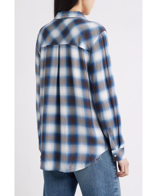 Rails Blue Hunter Plaid Button-Up Shirt