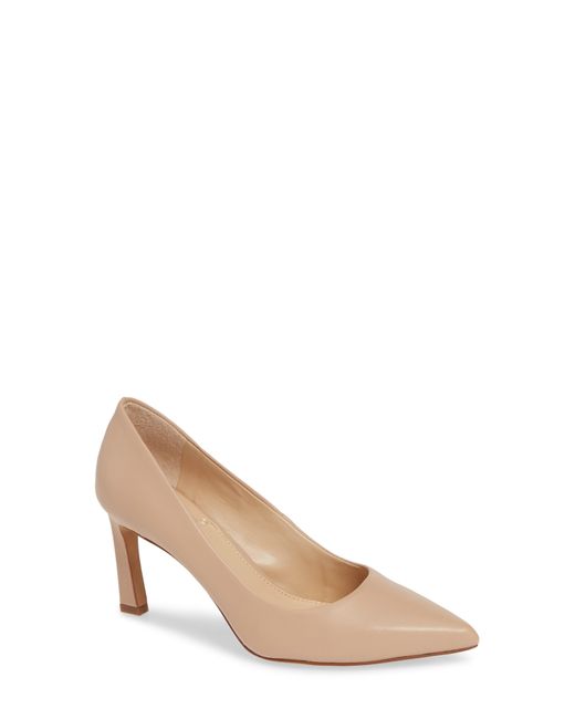 Vince Camuto Retsie Pointed Toe Pump in Natural Lyst
