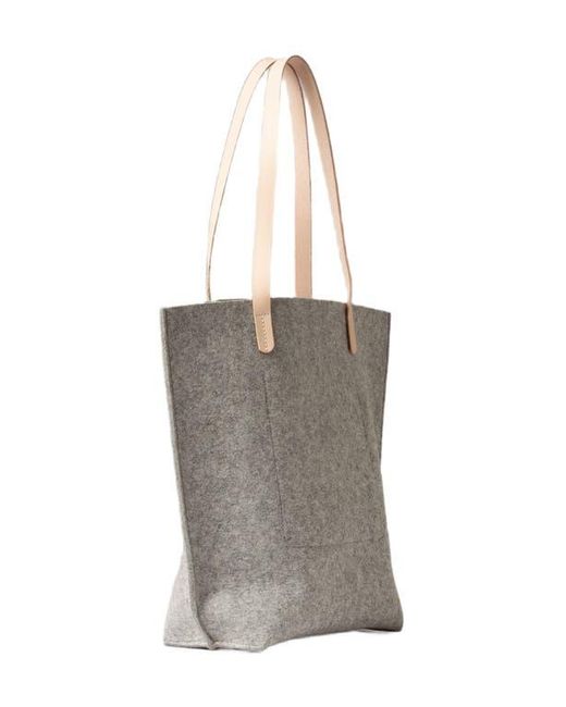 Graf & Lantz Gray Hana Merino Wool Tote