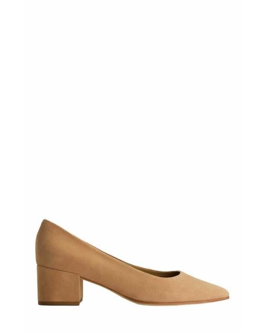 Bernardo Brown Milie Block Heel Pump