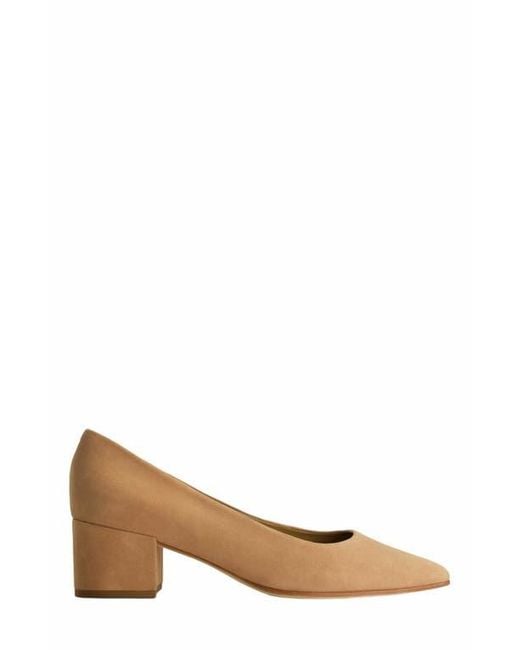 Bernardo Brown Milie Block Heel Pump