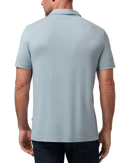 Travis Mathew Blue The Cloud Polo for men