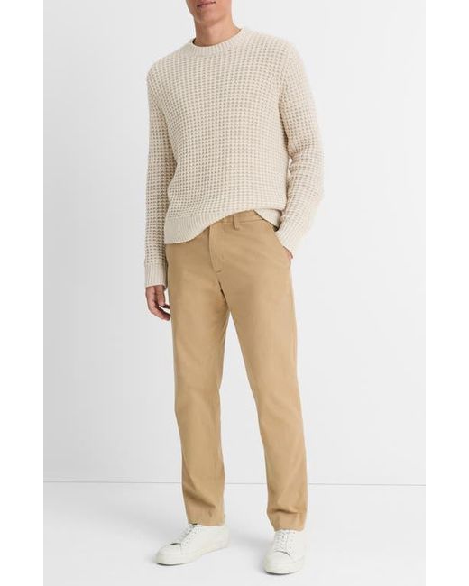 Vince Natural Owen Stretch Cotton Chinos for men
