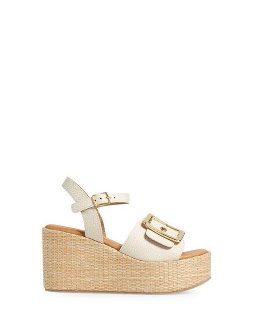 Chocolat Blu Natural Jenis Ankle Strap Platform Wedge Sandal
