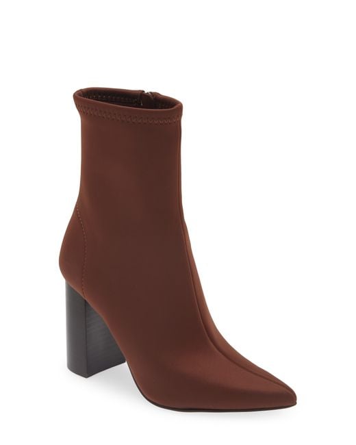 Jeffrey Campbell Brown Siren Pointed Toe Bootie