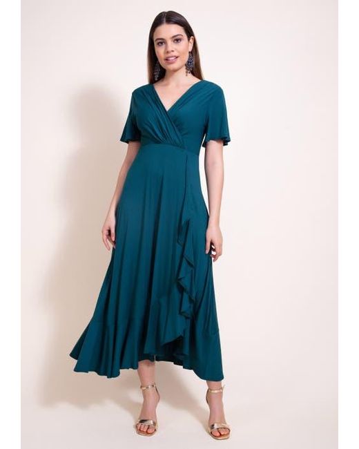 Alie Street London Blue Waterfall Dress