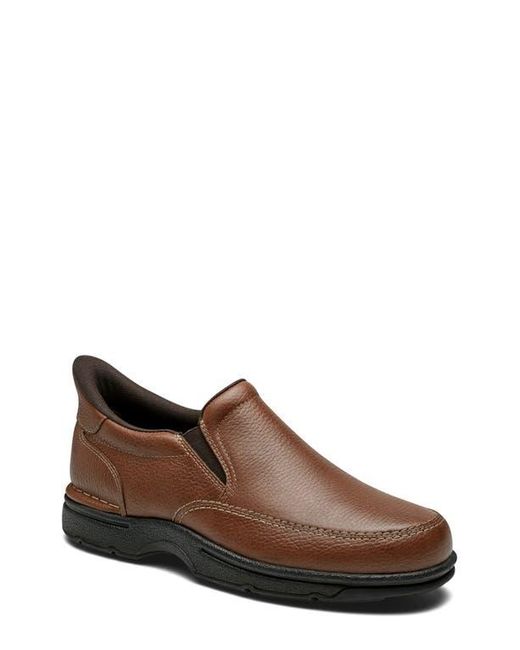Rockport Brown Ellworth Slip-On Shoe for men