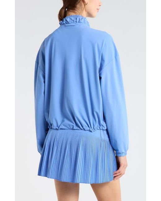 Zella Blue Transit Pullover Jacket