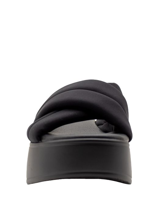 Volatile Black Yelepa Water Resistant Platform Sandal