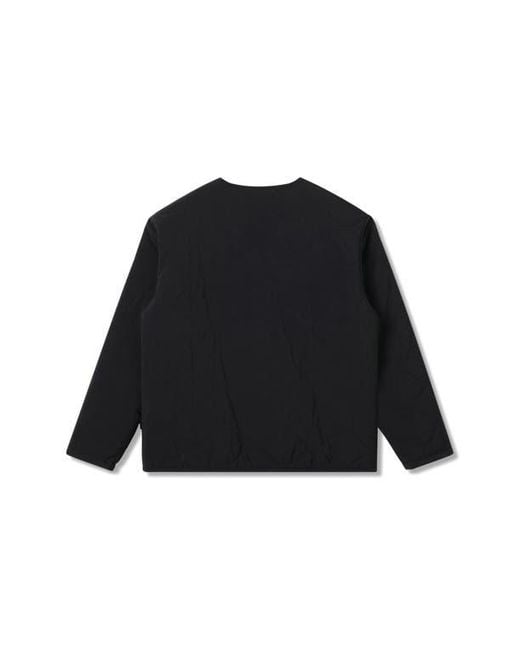Stan Ray Black Reversible Quilted Liner Jacket for men