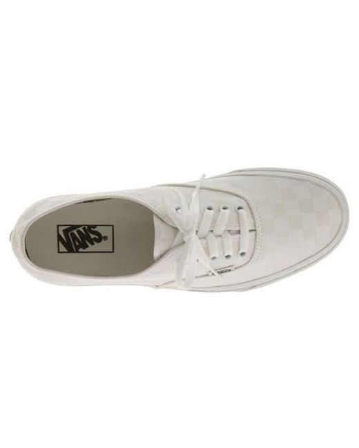 Vans White Authentic Sneaker for men