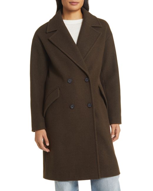 Lucky Brand Brown Double Breasted Coat