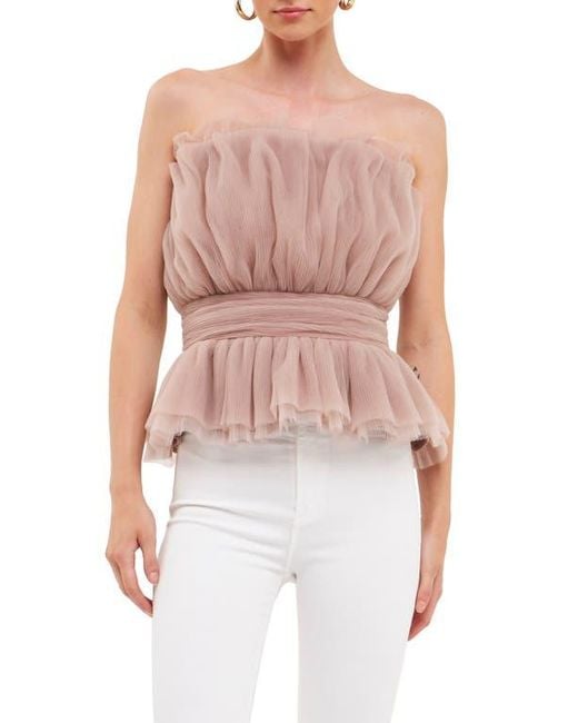 Endless rose peplum top sale