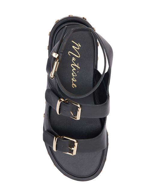 Matisse Black Platform Sandal