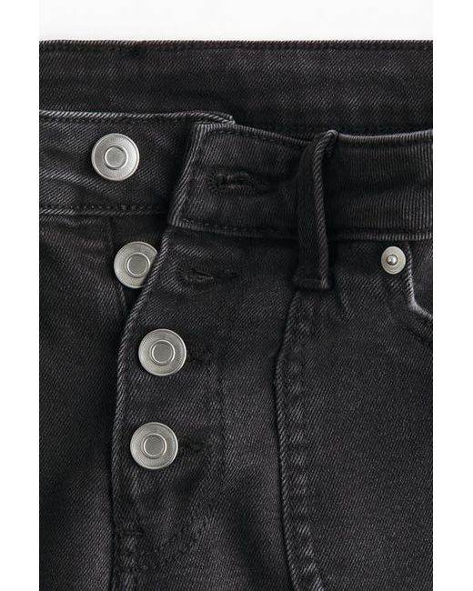 H&M Black Flared Regular Jeans