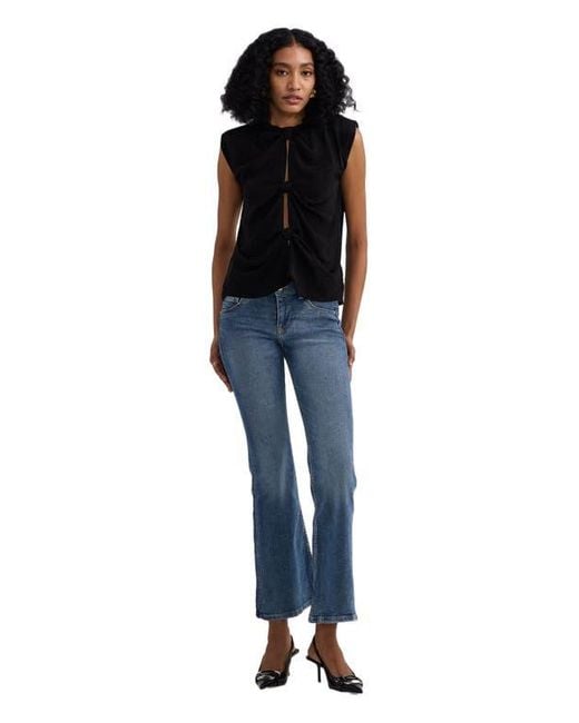 REISTOR Black The Knot-So-Basic Top