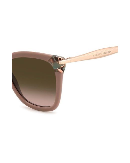 Carolina Herrera Multicolor Her 54Mm Gradient Rectangular Sunglasses