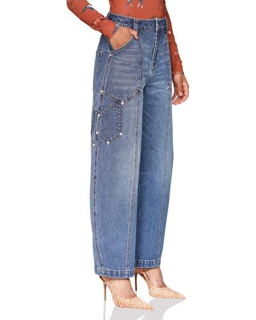 Avec Les Filles Blue Zucchini Leg Carpenter Jeans