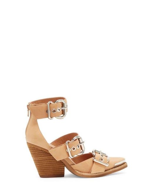 Jeffrey Campbell Pink Emilia Buckle Cutout Boot