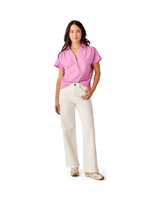 Carve Designs Audrey Wide Leg in Pink | Lyst