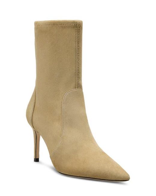 Stuart Weitzman Natural Stuart Pointed Toe Bootie