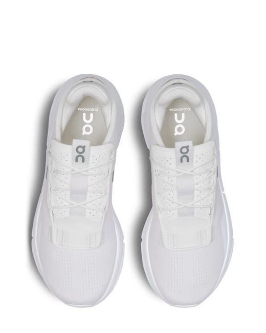 On Shoes White Cloudnova 2 Training Sneaker for men