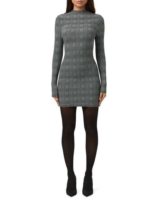 winter dress for women A-Line Short Black Dress With V Neck