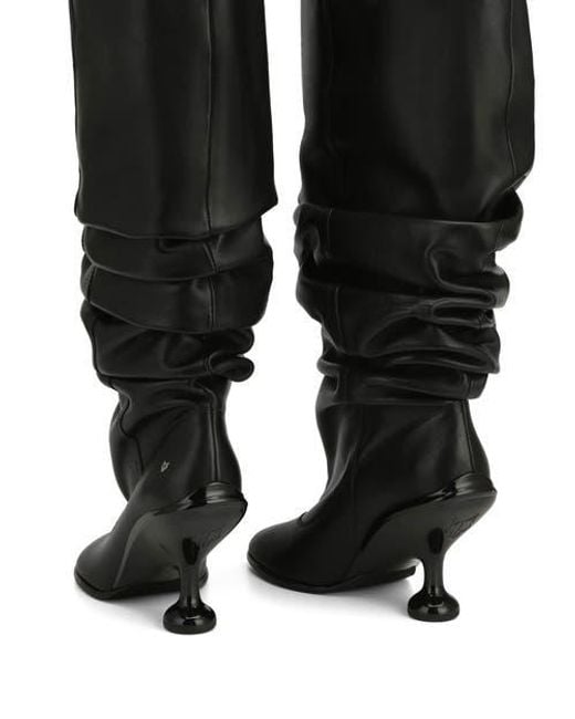 Naked Wolfe Black Boho Nappa Leather Boot