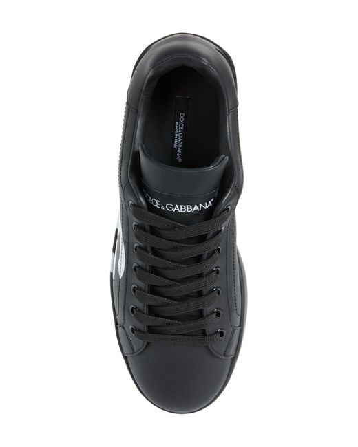 Dolce & Gabbana Black Portofino Sneaker for men