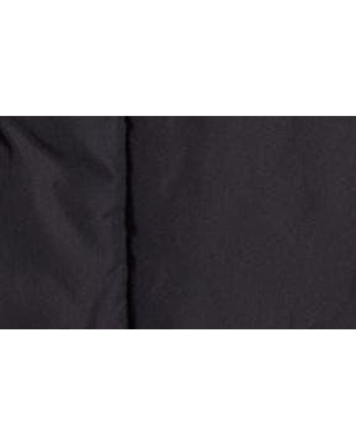 Zella Black Adjustable Drawcord Waist Puffer Vest