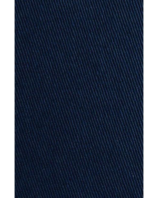 Bugatchi Blue Stretch Cotton Pants for men