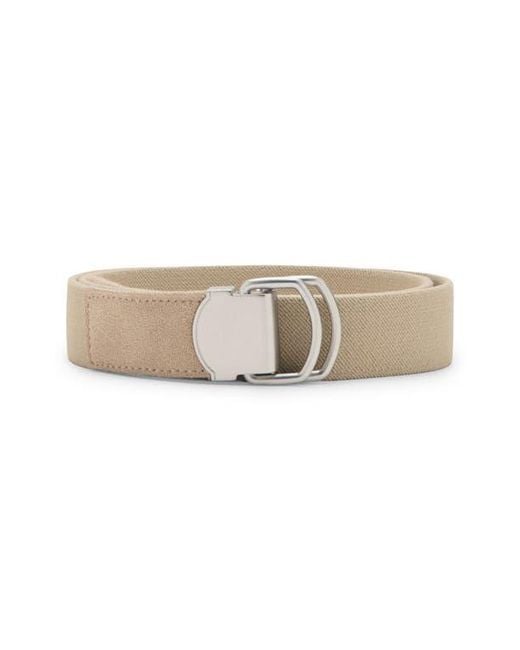 Mango Natural Mixed Media Belt for men