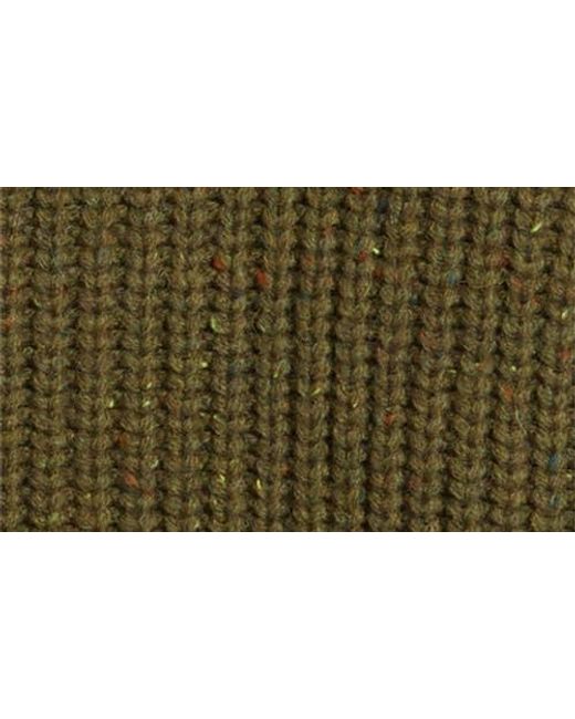 Schott Nyc Green Donegal Tweed Wool Blend Cardigan for men