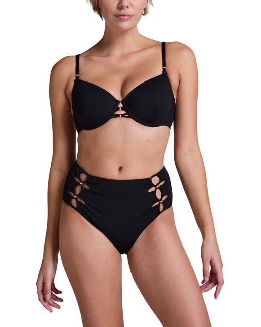 Hunkemöller Black Holbox Rio Bikini Bottoms