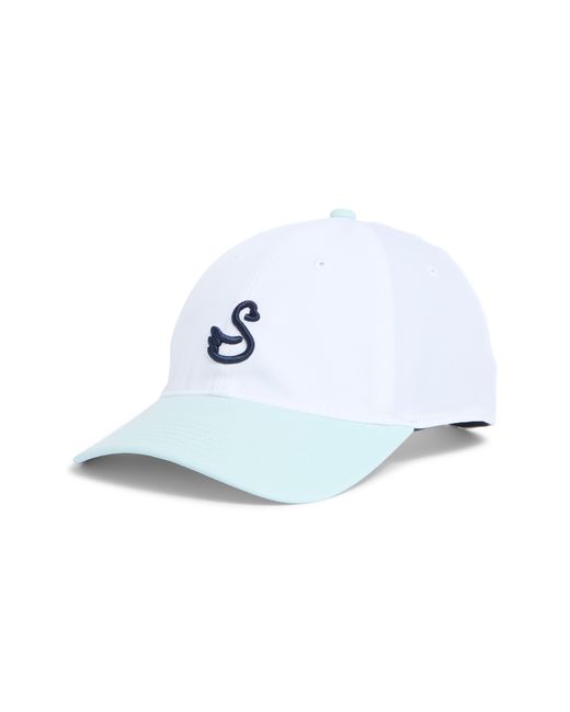 Swannies White Marina Baseball Cap