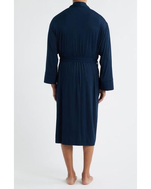 Daniel Buchler Blue Modal & Silk Robe for men