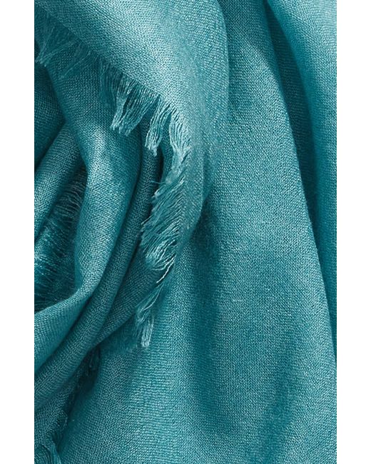 Nordstrom Blue Cashmere & Silk Wrap