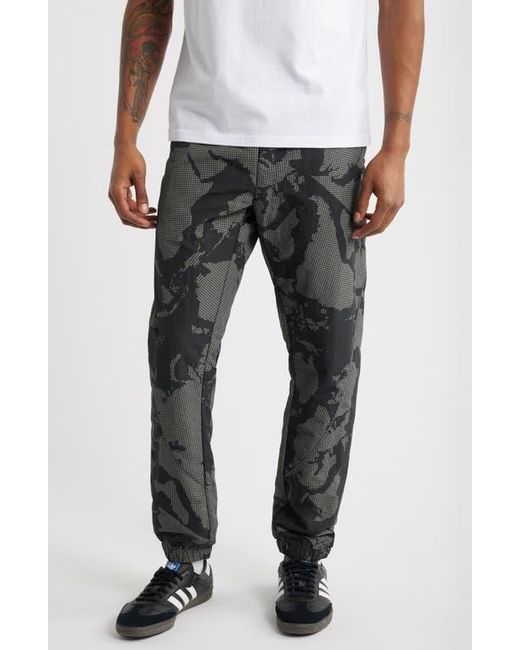 ICECREAM Gray Global Drawstring Nylon Pants for men