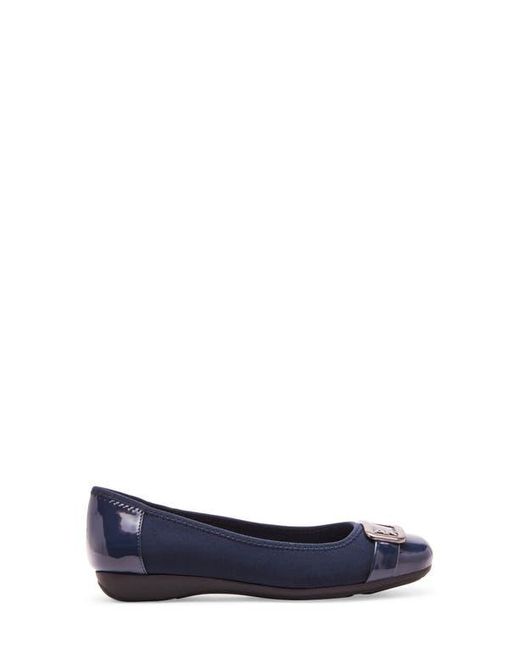 Anne Klein Blue Ulivera Ballet Flat