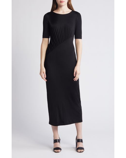 Boss Black Etalicy Short Sleeve Midi Dress