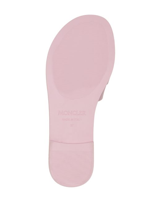Moncler Pink Bell Slide Sandal