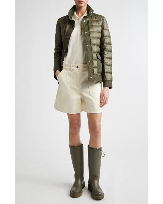 Moncler Green Origan Down Puffer Jacket