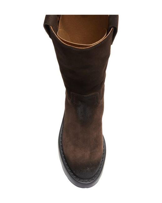 Miu Miu Brown Work Boot