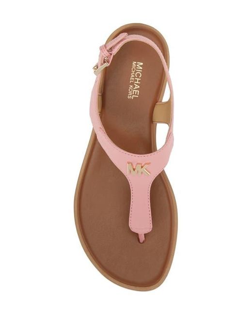 MICHAEL Michael Kors Brown Melanie T-Strap Sandal