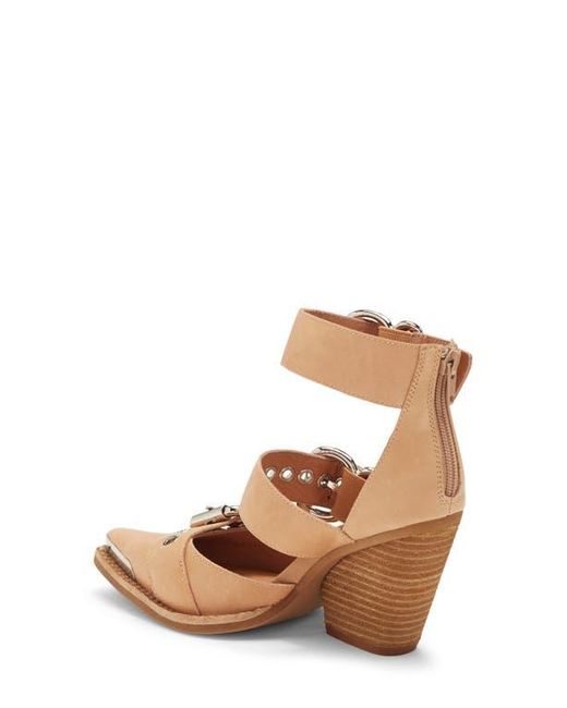 Jeffrey Campbell Pink Emilia Buckle Cutout Boot
