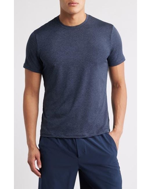 Zella Blue Dynamic Crewneck T-Shirt for men