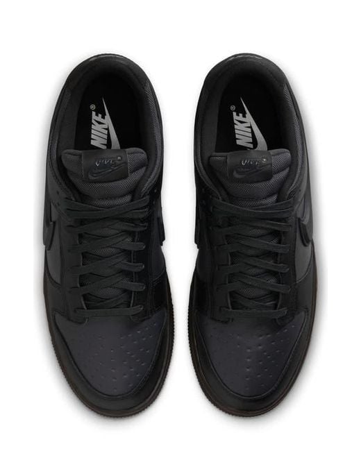 Nike Black Dunk Low Gore-Tex Waterproof Basketball Sneaker for men