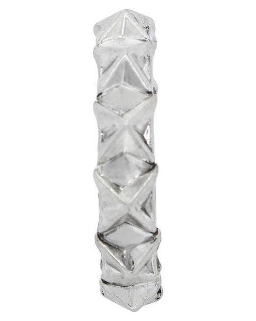 AllSaints Multicolor Square Stud Ring for men
