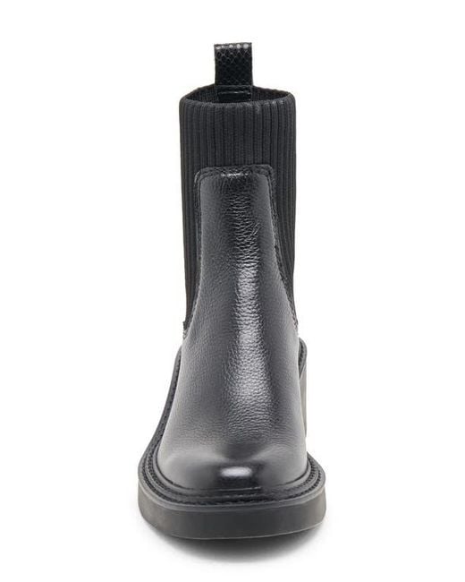 Dolce Vita Black Hilora Water Resistant Chelsea Boot