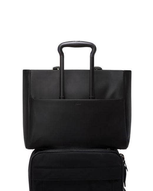 Tumi Black Large Vail Leather Tote